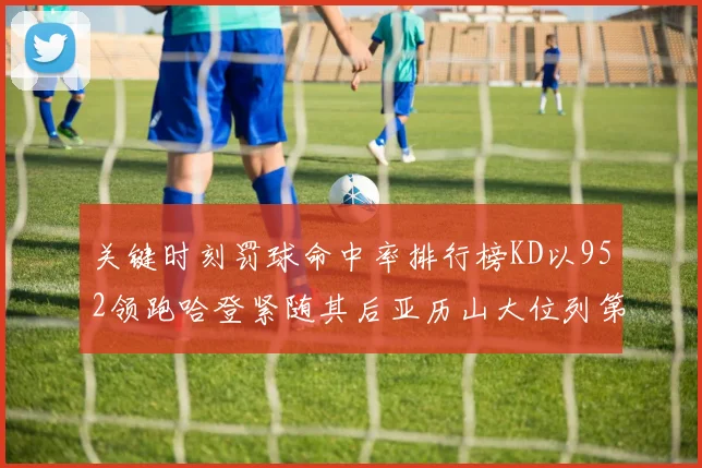 关键时刻罚球命中率排行榜KD以952领跑哈登紧随其后亚历山大位列第六